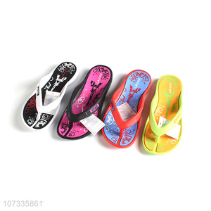 New Design Summer Beach Lady Flip Flops Slippers Comfortable Shoes