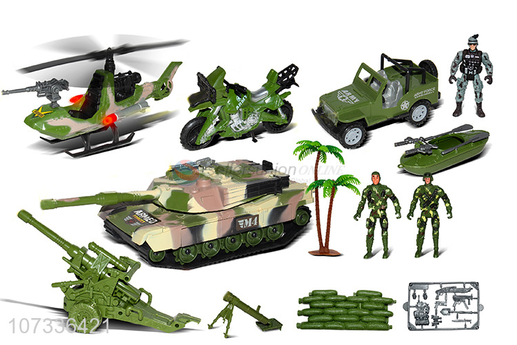 Creative Design Plastic Military Toys Play Set For Children