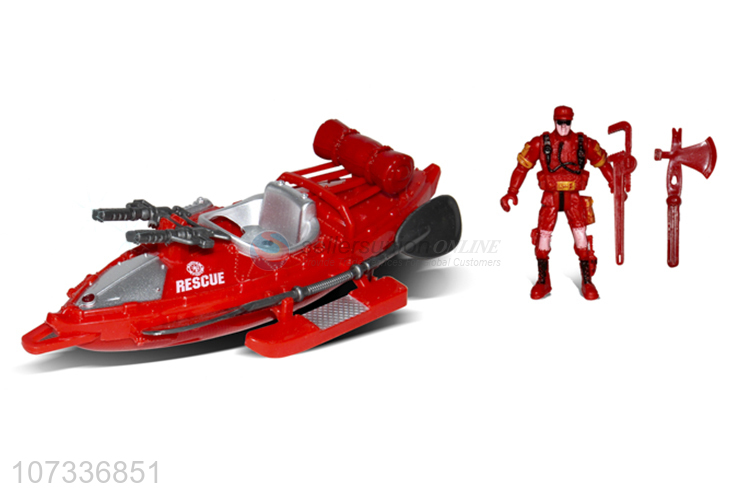 Wholesale Fire Boats Fire Motorcycle Fire Tools Toy Set