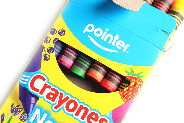 Best Selling 6 Colours Crayons Kids Color Pen