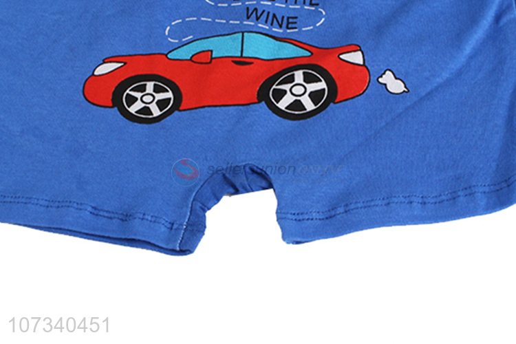 Best Sale Cartoon Car Pattern Boys Boxer Shorts