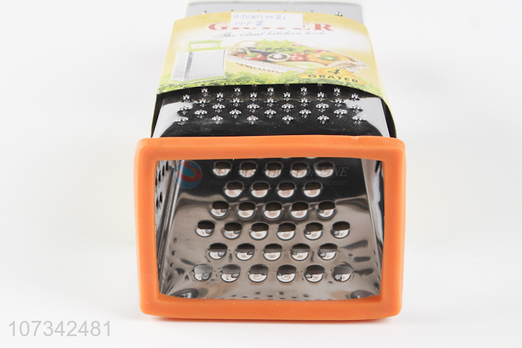 High Sales Multi-Functional Stainless Steel Four Sides Vegetable Cheese Ginger Grater