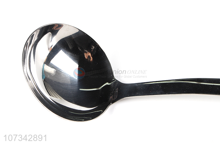 Top Selling Stainless Steel Food Grade Soup Ladle With Wooden Handle