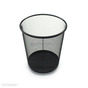 Good sale small round metal waste paper basket office desktop garbage can