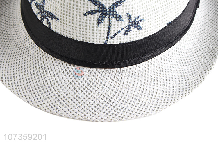 High Quality Straw Fedora Hat Breathable Sun Hat