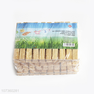 Wholesale Customized Birch Wooden Clothes Pegs Household Clothespins