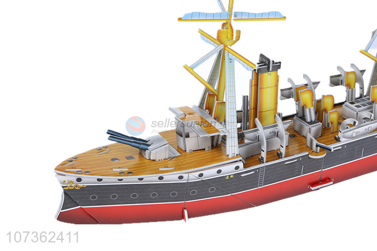 Suitable Price Childrens Gifts Chinese Cruiser Zhiyuan 3D Puzzle Diy Toys