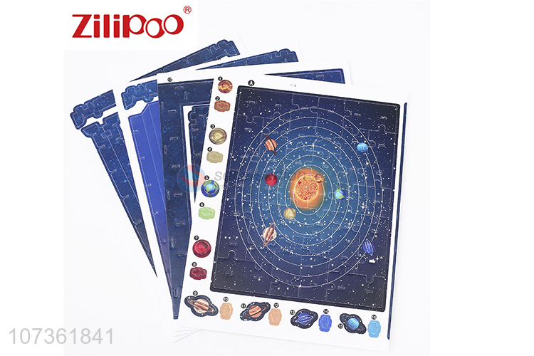 Wholesale Cheap 3D Solar System Puzzle Toys Kids Educational Toys