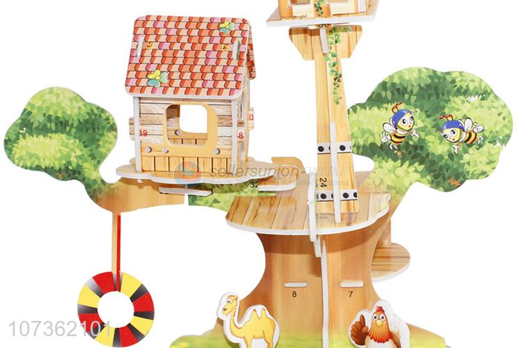 New Popular Educational Toys Creative Cabin In The Sky Diy Jigsaw Puzzle