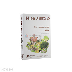 High Sales My Farm 3D Mini Planting Puzzle Diy Toys Educational Toy For Kids