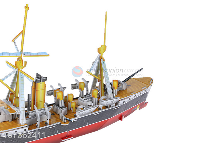 Suitable Price Childrens Gifts Chinese Cruiser Zhiyuan 3D Puzzle Diy Toys