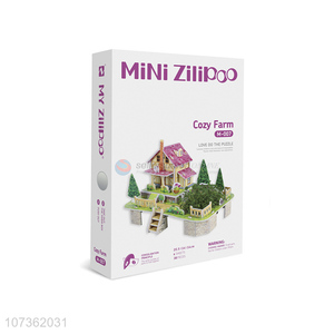 Cheap Promotional Gifts Kids 3D Cozy Farm Mini Planting Puzzle Diy Toys