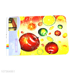 Unique Design Fruit Pattern Household Anti-Slip Door Mat