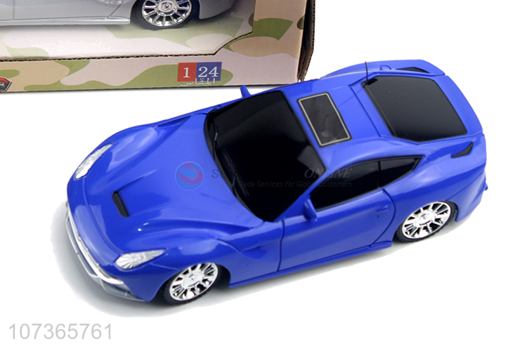 Cute Design Plastic Remote Control Vehicle Plastic Model Car Toy