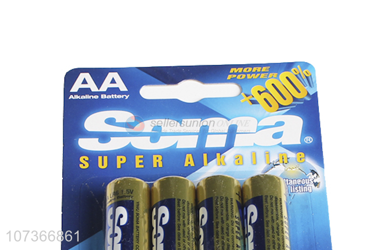 High Quality 1.5V Super Alkaline AA Battery Cheap Dry Battery