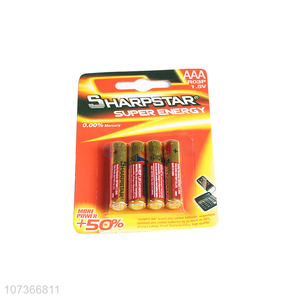 Wholesale Super Energy 1.5V Battery AAA Alkaline Battery