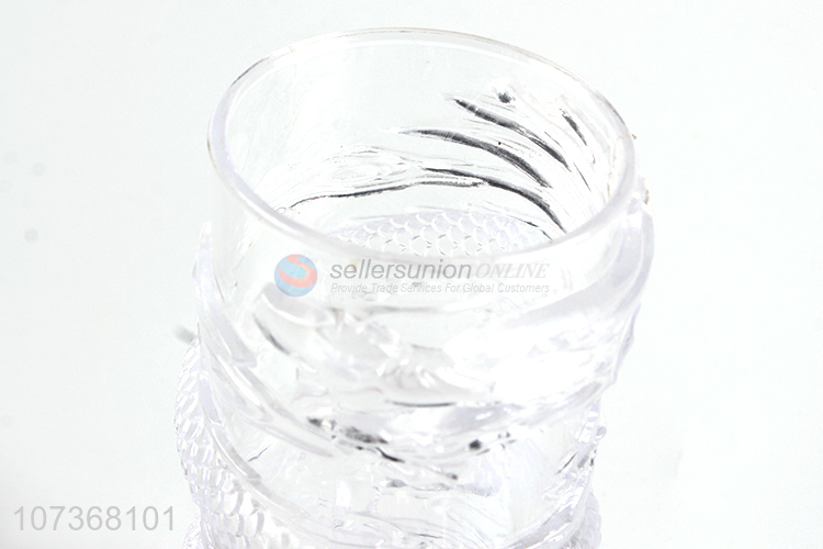 Excellent quality liquid activate led flashing plastic phoenix cup whisky cup