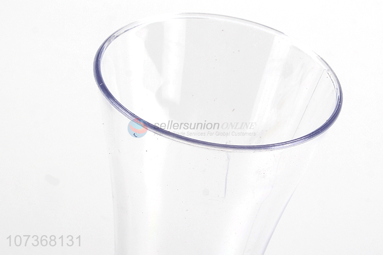 Low price colorful inductive led flashing plastic drinking cup juice cup