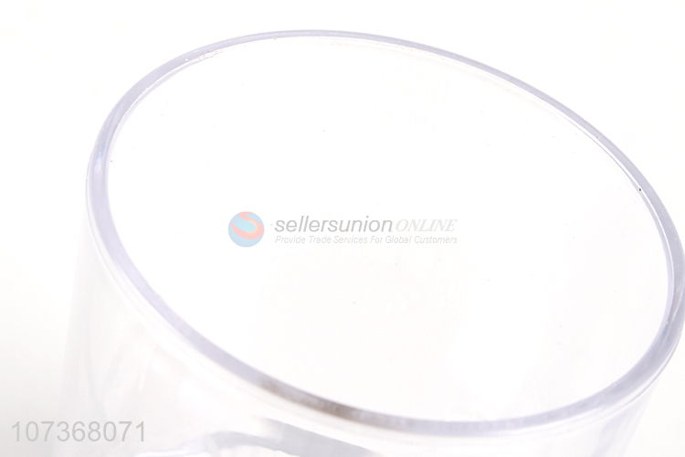 China supplier colorful inductive led flashing plastic cocktail cup whisky cup