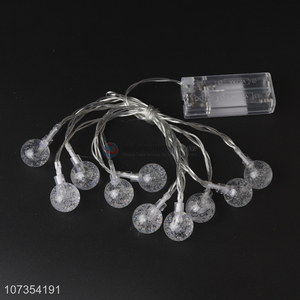 Home decor transparent PVC led lights chain string