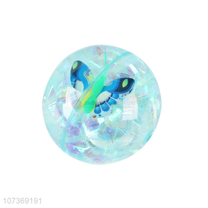 Wholesale Magic Colorful Butterfly Crystal Ball Bouncy Ball