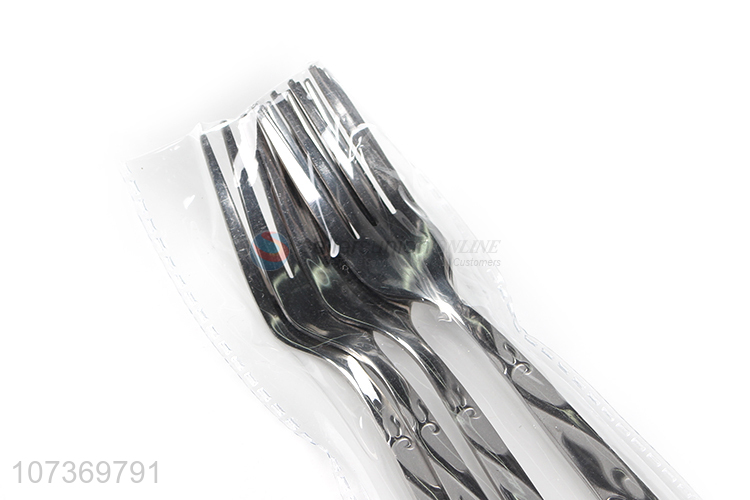 Most popular hotel restaurant cutlery stainless steel table fork