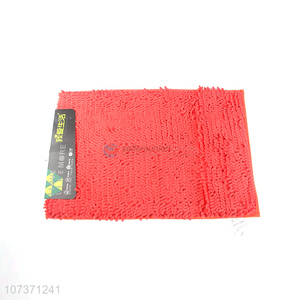 Good quality mildewproof microfiber chenille floor mat anti-slip door mat