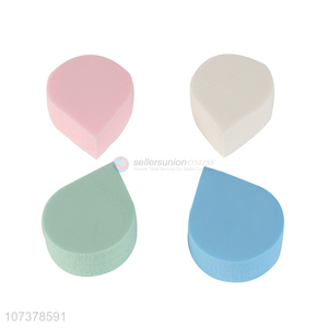 Factory price waterdrop shape latex powder puff foundation cosmetic sponge