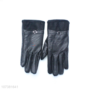 New Style Women Washed Leather Gloves Fashion Lady Gloves