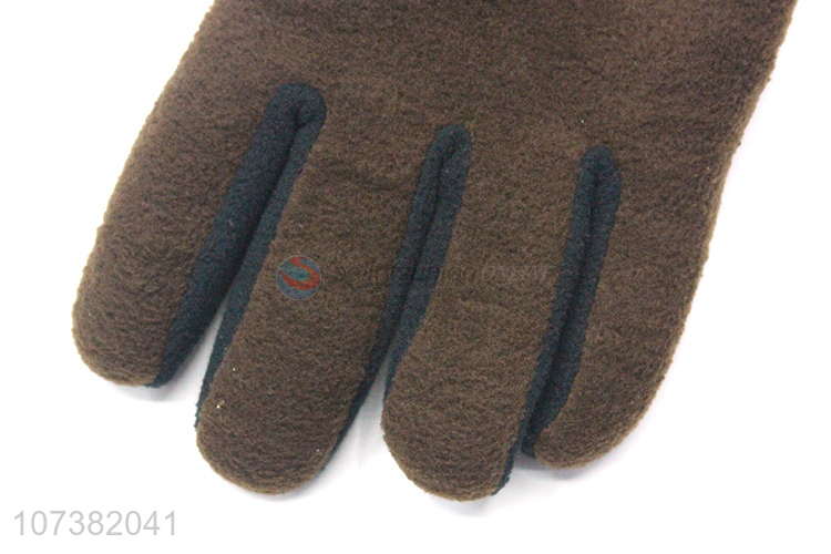 New Fashion Warm Winter Polar Fleece Gloves For Adults