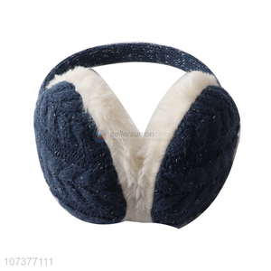 Wholesale plush warm Knitted earmuffs outdoor windproof earmuffs