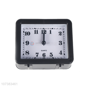 Fashion Classic Rectangular Plastic Home Office Decorative Desk Clock