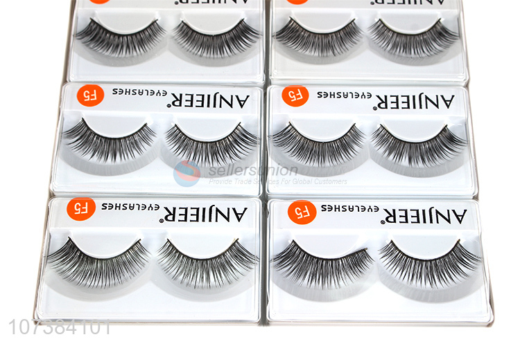 Professional Fashion Women Makeup Use Natural Realistic False Eyelashes