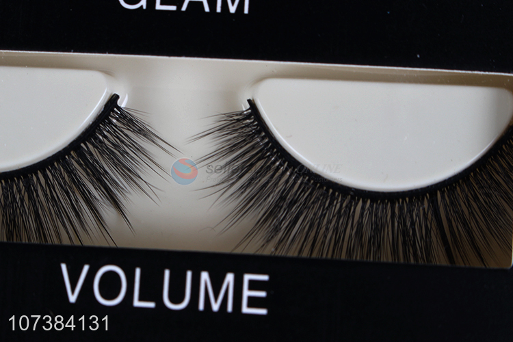 Factory Price Woman Makeup Tools Natural Dense False Eyelashes