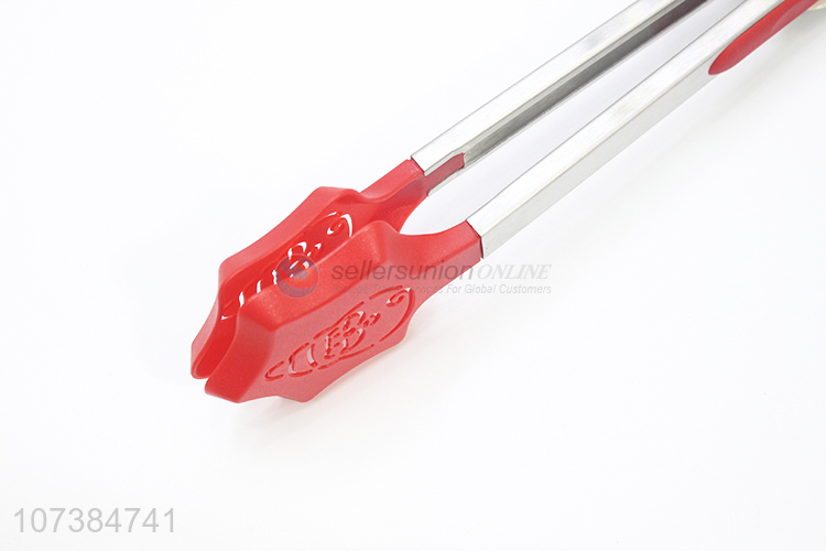 New arrival 12 inch restaurant kitchen barbecue stainless steel food tong