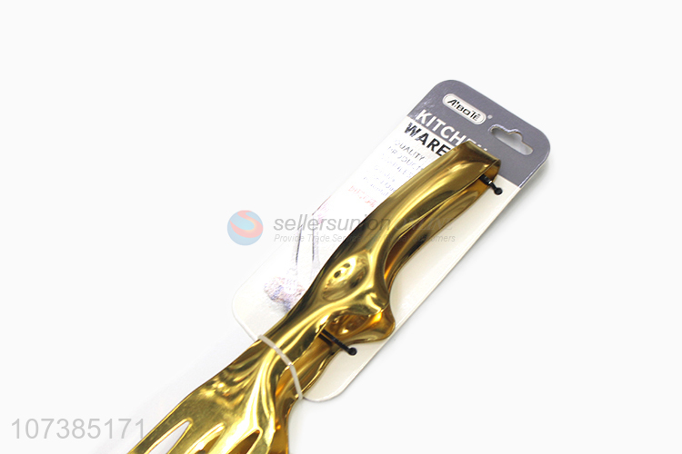 Factory price 9 inch stainless steel food tong salad bread ice tong