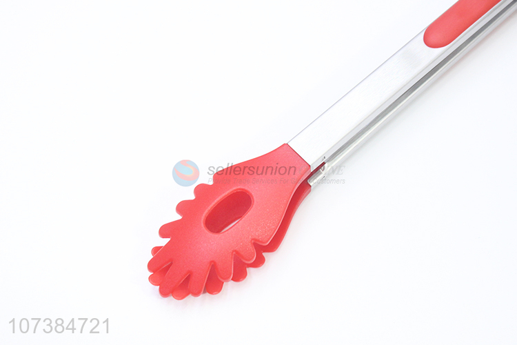 Low price 12 inch kitchen products stainless steel food serving tong