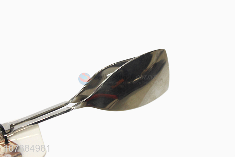 China supplier anti-scald stainless steel kitchen tongs serving tong