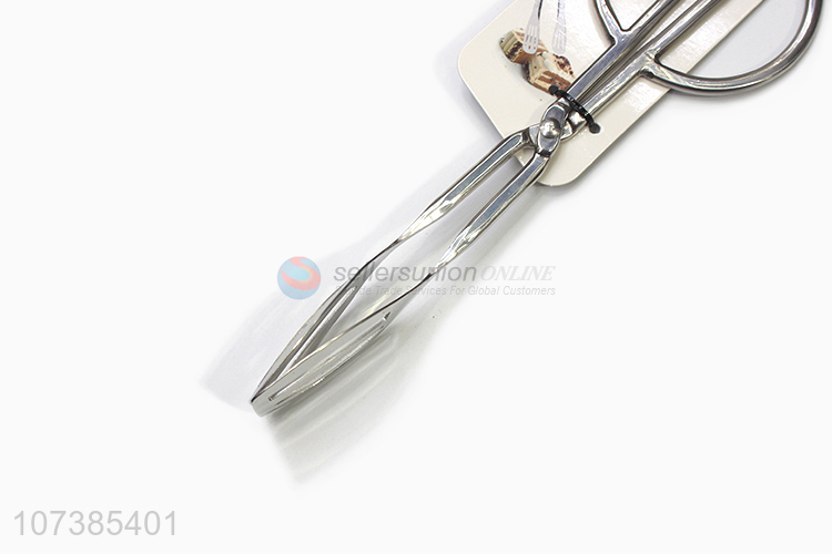 Best selling kitchenware stainless steel food tong serving tongs