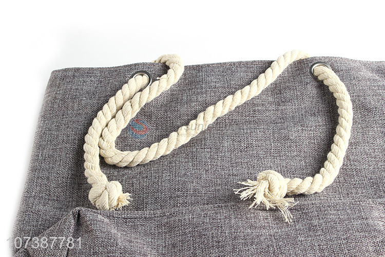 Wholesale Canvas Handbag Rope Handle Shopping Bag