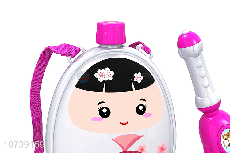 New Arrival Cartoon Pattern Plastic Backpack Water Guns