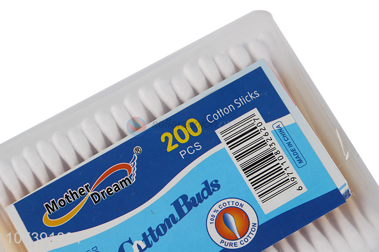 Premium Quality Wooden Stick Cotton Buds Disposable Cotton Swabs