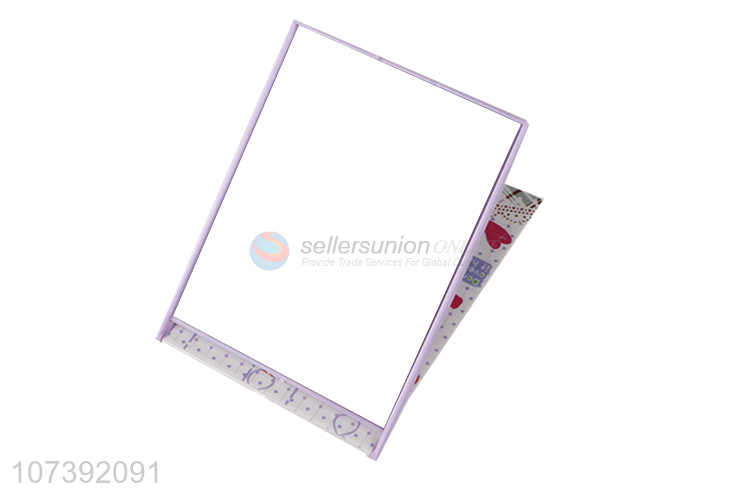 Wholesale Promotional Rectangle Folding Plastic Pocket Mirror