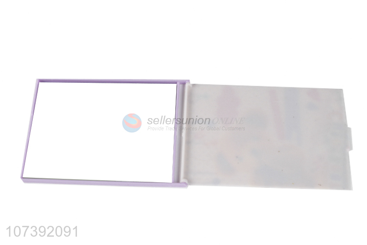 Wholesale Promotional Rectangle Folding Plastic Pocket Mirror