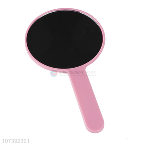 Promotion Cheap Wholesale Handheld Round Plastic Mirror