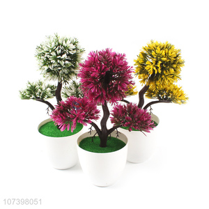 New arrival garden decoration artificial bonsai flower tree