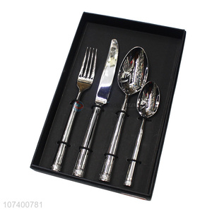 Excellent quality silver stainless steel flatware set for wedding party decoration