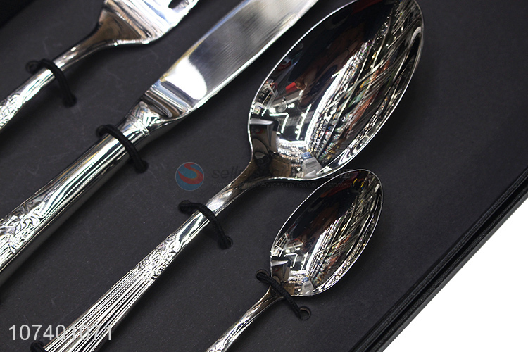 Suitable price upscale stainless steel tableware cutlery gift box