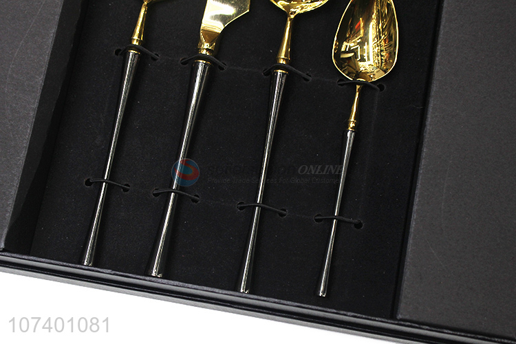 Hot sale new arrival stainless steel flatware set for wedding party decoration