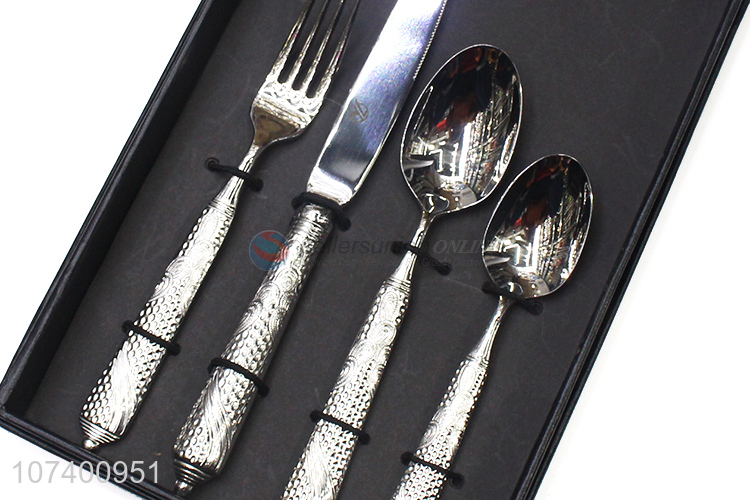 Wholesale popular upscale stainless steel tableware cutlery gift box